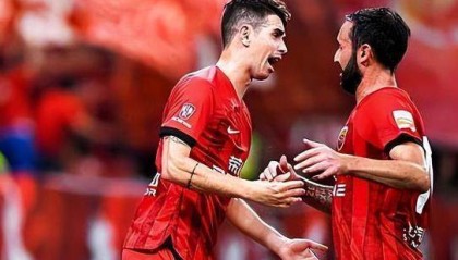 【中超】奥斯卡巴尔加斯破门 海港2比0蓉城继续第二